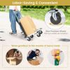 Portable Folding Platform Cart Adjustable Length for Luggage Travel Shopping