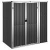 Garden Tool Shed Anthracite 63.4"x35"x63.4" Galvanized Steel