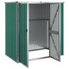 Garden Tool Shed Green 63.4"x35"x63.4" Galvanized Steel