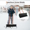 Garden Tools Snow Shovel with Wheels and Adjustable Handle