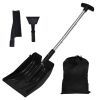 Home Multi Functions Adjustable Aluminum Snow Shovel With Anti-Skid Handle