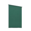 4.2 x 9.1 Ft Outdoor Storage Shed, Metal Tool Shed with Lockable Doors Vents, Utility Garden Shed for Patio Lawn Backyard, Green