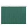 4.2 x 9.1 Ft Outdoor Storage Shed, Metal Tool Shed with Lockable Doors Vents, Utility Garden Shed for Patio Lawn Backyard, Green