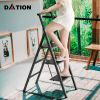 3 Step Ladder;  Retractable Handgrip Folding Step Stool with Anti-Slip Wide Pedal;  Aluminum Stool Ladders 3 Steps;  300lbs Safety Household Ladder