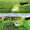 Cordless Grass Shear 4.5V Lightweight Garden Hedge 2-in-1 Trimmer Grass Clippers