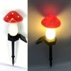 1pc, Outdoor Garden Solar Mushroom Light, Outdoor Landscape Atmosphere Decorative Light, Garden Decro, Garden Supplies, Outdoor Decor