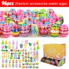 2023 Easter Eggs Happy Easter Decorations Plastic Easter Eggs Candies Chocolate Gift Boxes Colorful Egg DIY Craft for Kids Gift