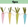 2023 Non Woven Carrots Easter Decorations Simulation Carrot Pendant For Home Hanging Decor Easter Carrot Ornament Party Supplies