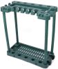 Portable Rolling Utility Storage Rack with Wheels for Garden Tools