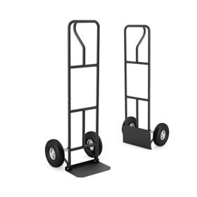 Warehouse Garage Usage Foldable Load Plate Hand Truck (Color: Black)