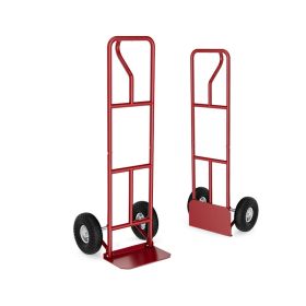 Warehouse Garage Usage Foldable Load Plate Hand Truck (Color: Red)