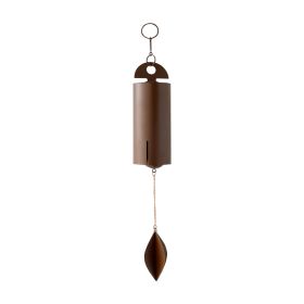 Outdoor Wind Chimes Heroic Windbell Antique Wind Bell, Deep Resonance Serenity Bell, Metal Cylinder Wind Chimes (size: S)