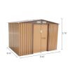 8' x 8'ft Outdoor Storage Shed Kit-Perfect to Store Patio Furniture, Garden Tools Bike Accessories, Beach Chairs and Lawn Mower XH