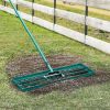 Outdoor Lawn Leveling Rake for Garden & Golf Lawn & Farm