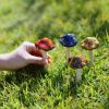 Garden Decoration Ceramic Ornament Mushroom