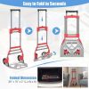 Portable Collapsible Aluminum Cart Dolly Push Truck