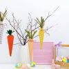 2023 Non Woven Carrots Easter Decorations Simulation Carrot Pendant For Home Hanging Decor Easter Carrot Ornament Party Supplies