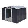 8' x 8'ft Outdoor Storage Shed Kit-Perfect to Store Patio Furniture, Garden Tools Bike Accessories, Beach Chairs and Lawn Mower XH