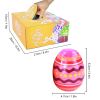 2023 Easter Eggs Happy Easter Decorations Plastic Easter Eggs Candies Chocolate Gift Boxes Colorful Egg DIY Craft for Kids Gift